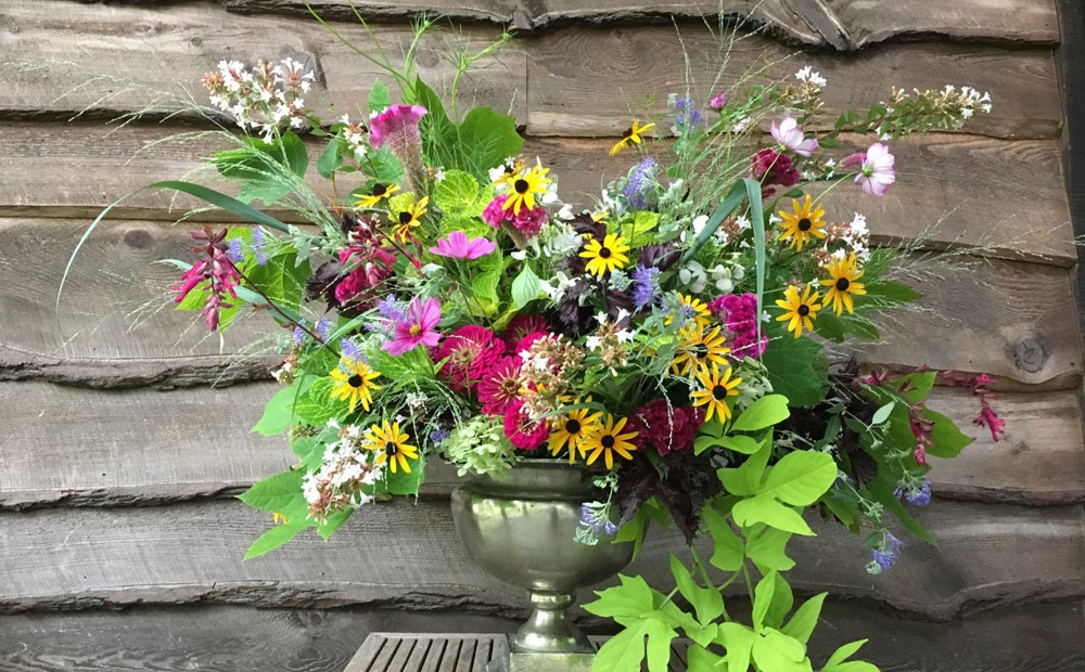 Floral arrangement created by Ami Wilber