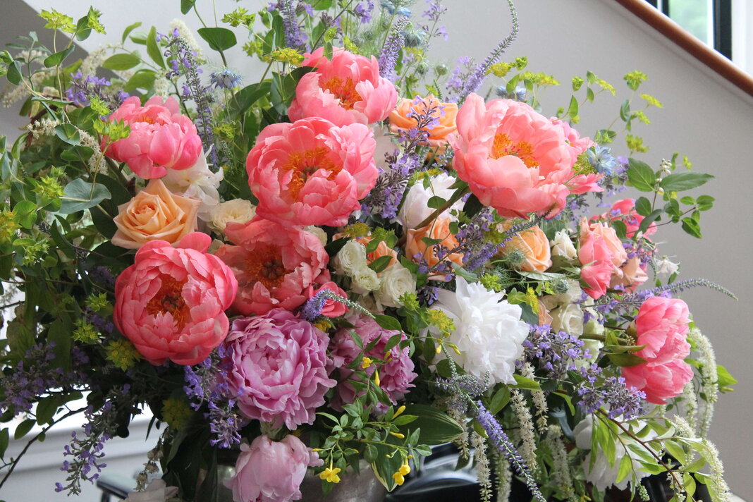 Peony arrangement