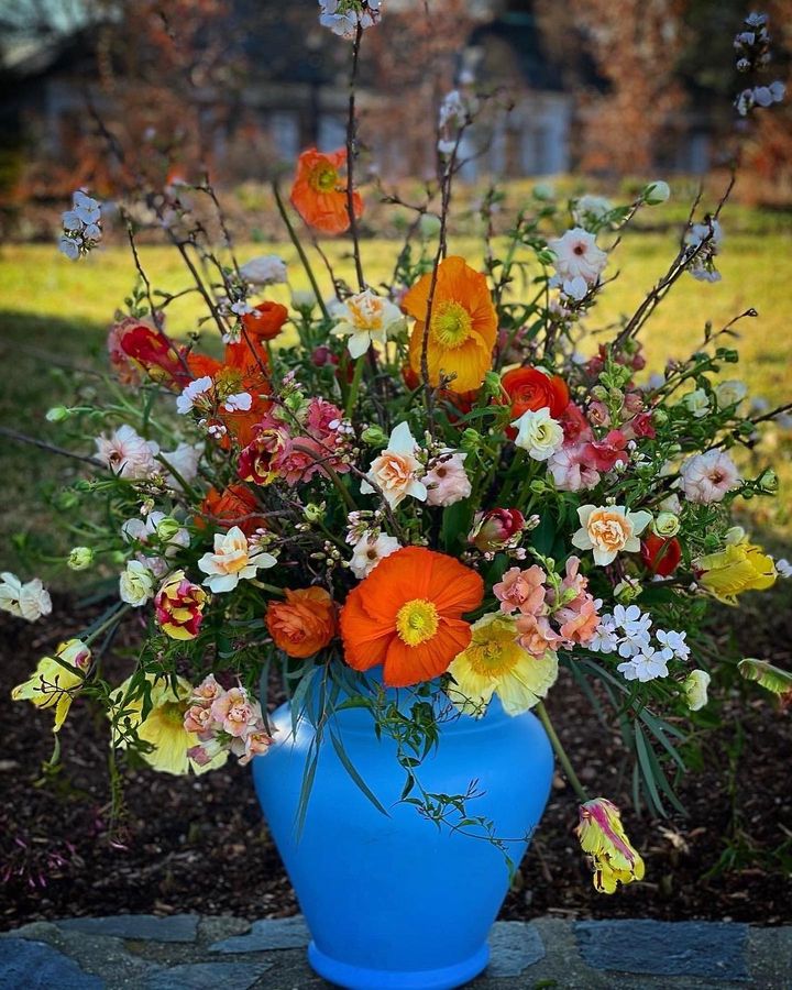 Spring floral arrangement