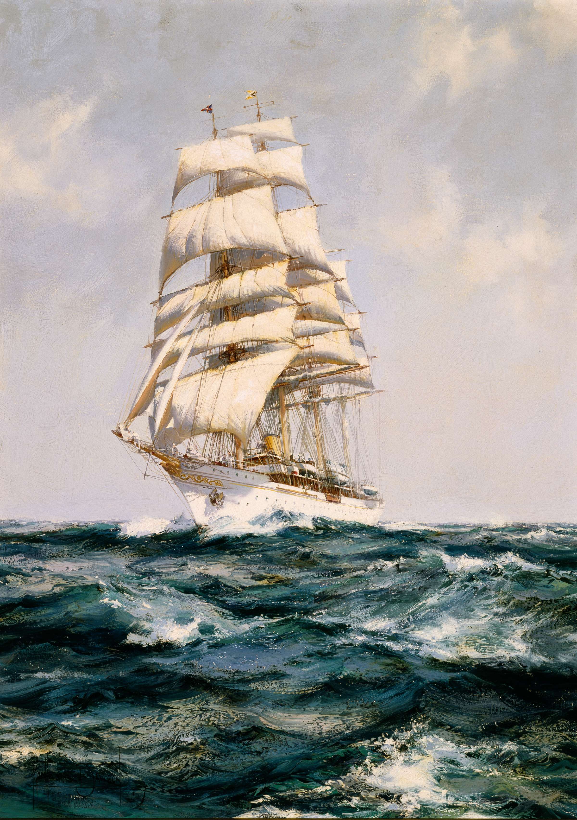 Sea Cloud by Montague Dawson