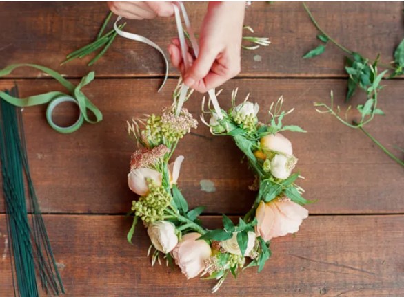 Floral crown example